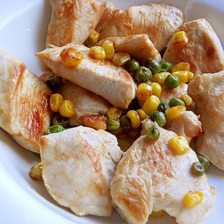 お弁当にも❤鶏むね肉の塩レモンソテー♪